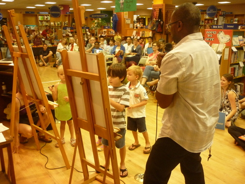 author-illustrator Don Tate at BookPeople